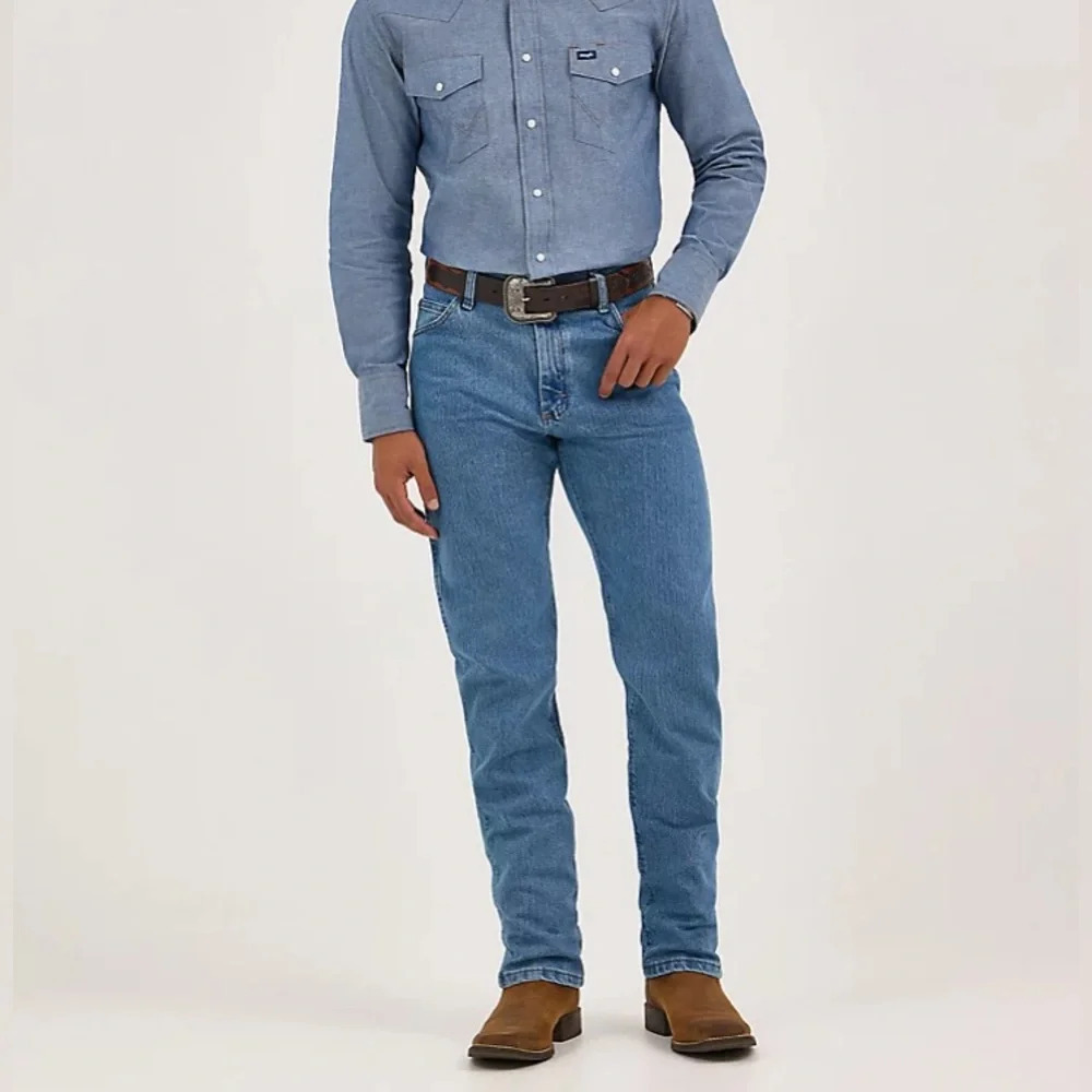 Wrangler 47 Advanced Comfort Cowboy Cut Regular Fit Mens Jeans size 36x30
